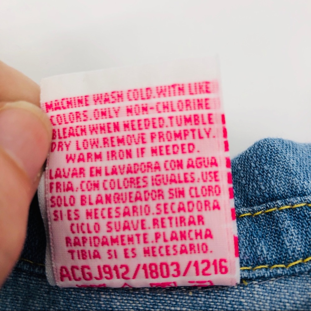 Nannette Kids chambray jacket size 4 - Picture 4 of 6
